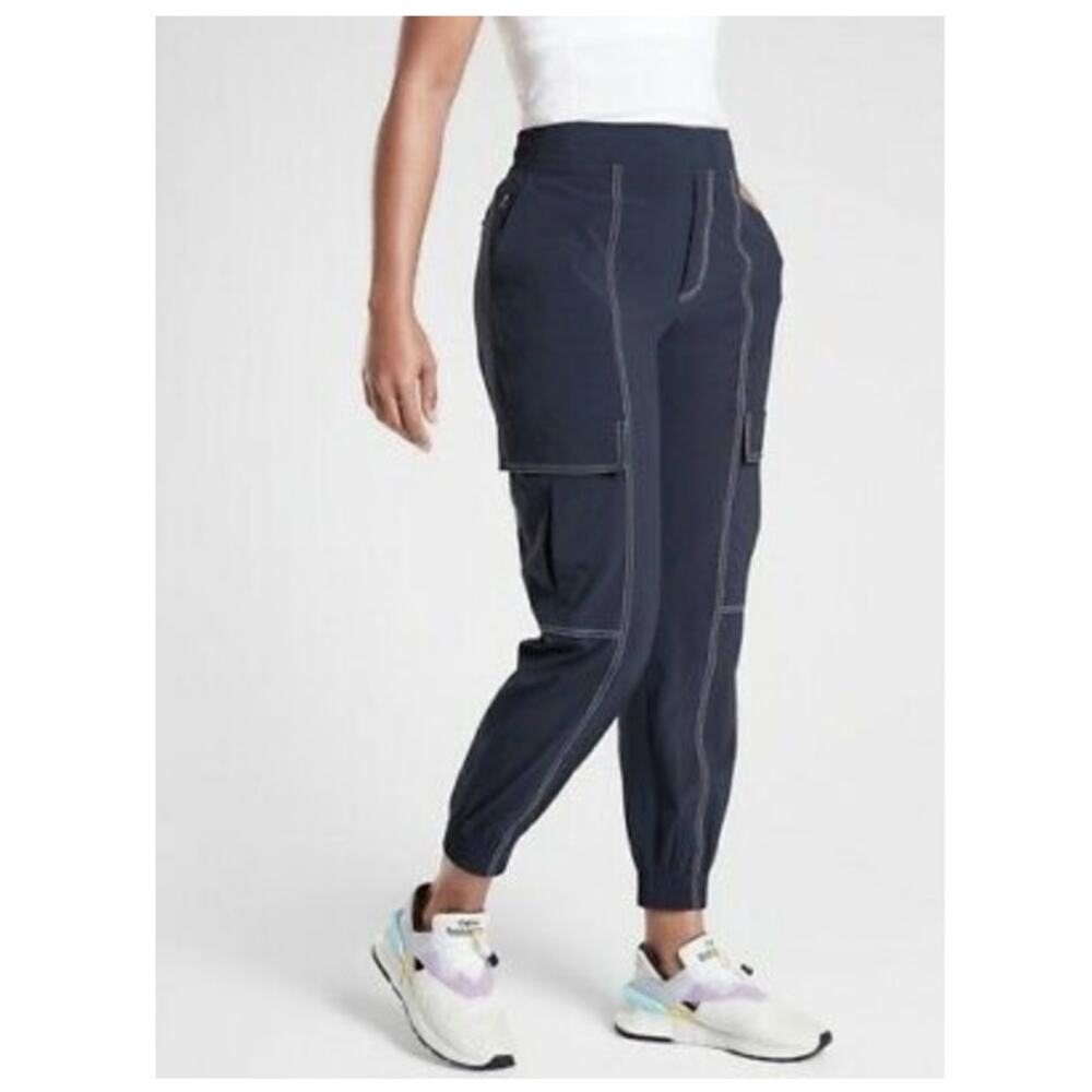 Athleta Chelsea Utility Navy Blue Jogger Pant